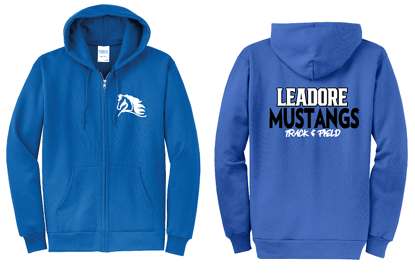 Standard Hooded Zip-Up Sweatshirt Track & Field
