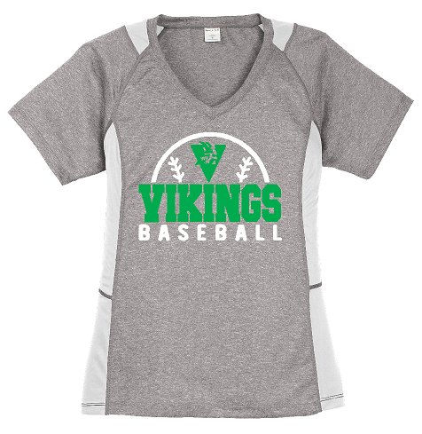 Men's, Women's & Youth Vikings Baseball Color Block Tee & Long Sleeve