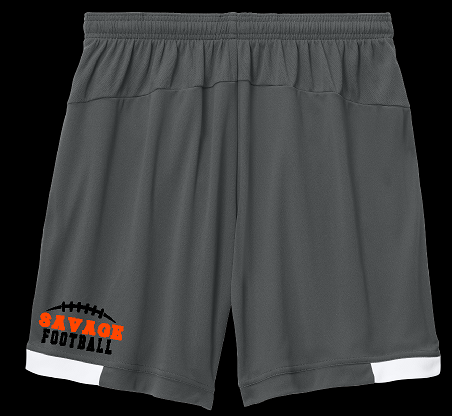 Salmon Savage Football Short