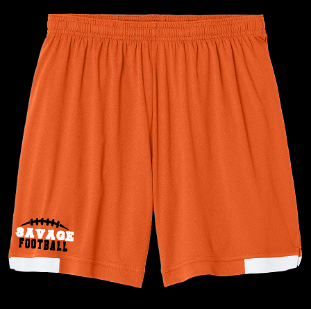 Salmon Savage Football Short